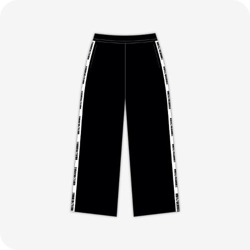 [Ship From 6th/MAY] [ITZY] [BORN TO BE] SWEAT PANTS BLACK Koreapopstore.com