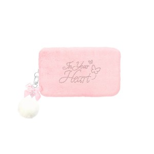 [Ship From 11th/APR] [IVE] [MAGAZINE IVE] FUR POUCH + KEYRING (REI) Koreapopstore.com