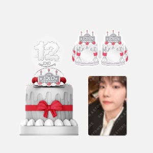 [Ship From 17th/JUNE] [EXO] [12TH ANNIVERSARY] PARTY CAKE SET Koreapopstore.com
