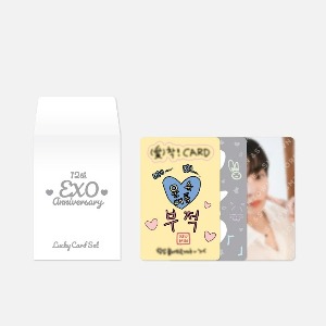 [Ship From 17th/JUNE] [EXO] [12TH ANNIVERSARY] LUCKY CARD SET Koreapopstore.com