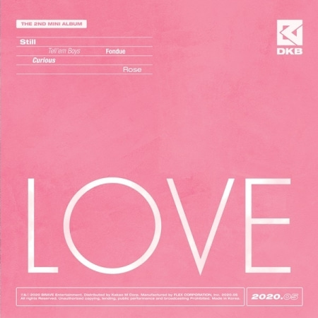 DKB - LOVE (2ND MINI ALBUM) Koreapopstore.com