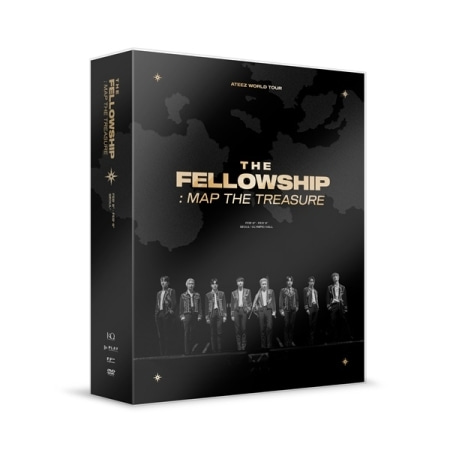 ATEEZ - ATEEZ WORLD TOUR THE FELLOWSHIP : MAP THE TREASURE SEOUL DVD (2 DISC) Koreapopstore.com