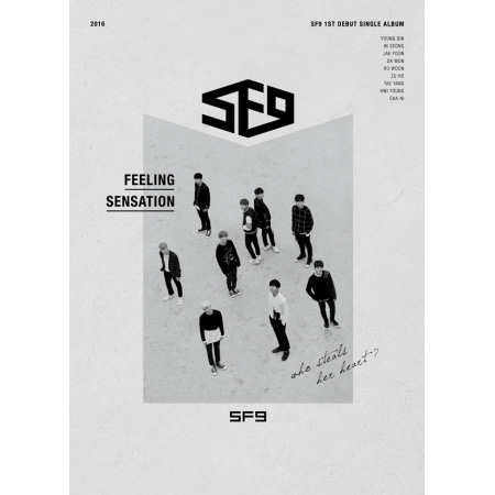 SF9 - FEELING SENSATION (1ST DEBUT SINGLE ALBUM) Koreapopstore.com