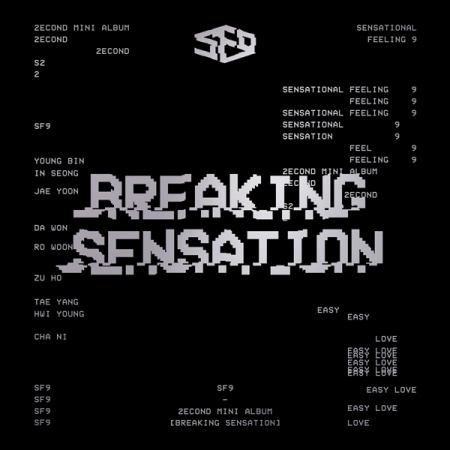 SF9 - BREAKING SENSATION (2ND MINI ALBUM) Koreapopstore.com