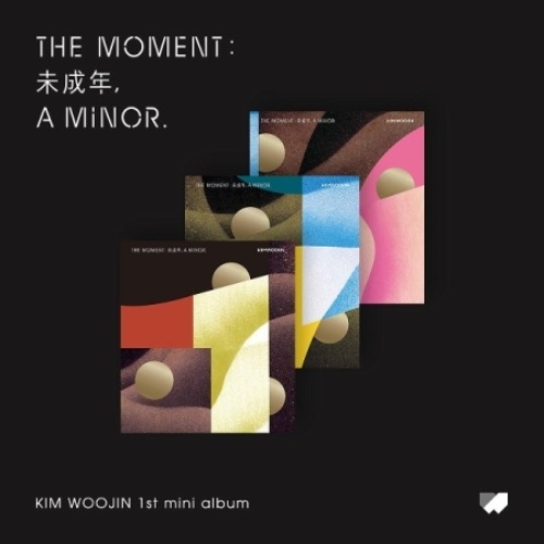 KIM WOO JIN - THE MOMENT : 未成年, A MINOR. (1ST MINI ALBUM) Koreapopstore.com
