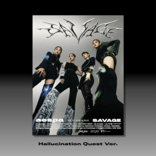aespa - SAVAGE (1ST MINI ALBUM) Hallucination Quest VER. Koreapopstore.com