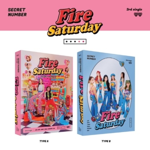 SECRET NUMBER - FIRE SATURDAY (3RD SINGLE ALBUM) Koreapopstore.com