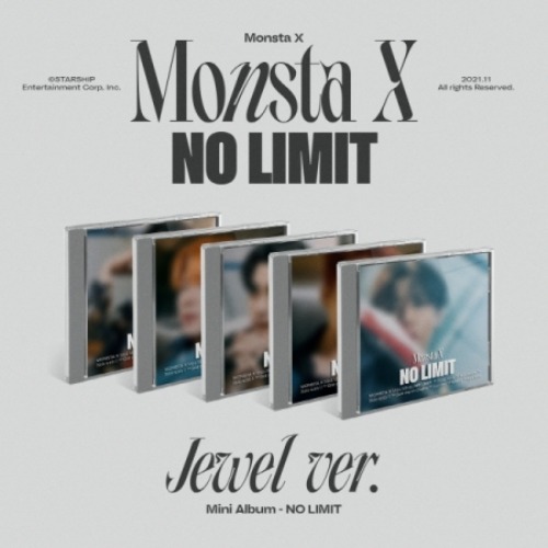 MONSTA X - NO LIMIT (10TH MINI ALBUM) JEWEL VER. Koreapopstore.com