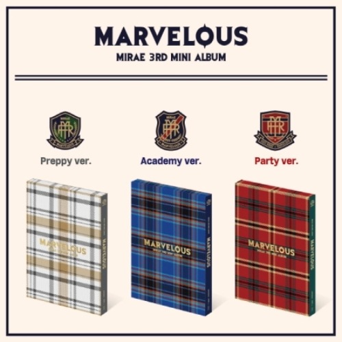 MIRAE - MARVELOUS (3RD MINI ALBUM) Koreapopstore.com