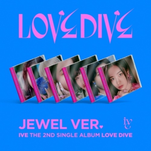 IVE - LOVE DIVE (2ND SINGLE ALBUM) JEWEL VER. Koreapopstore.com