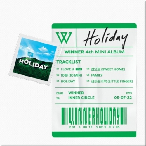 WINNER - 4TH MINI ALBUM [HOLIDAY] (KIT ALBUM) Koreapopstore.com