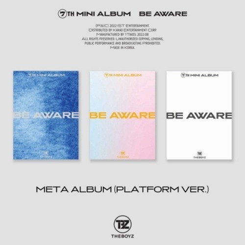 THE BOYZ - BE AWARE (7TH MINI ALBUM) META ALBUM (PLATFORM VER.) Koreapopstore.com