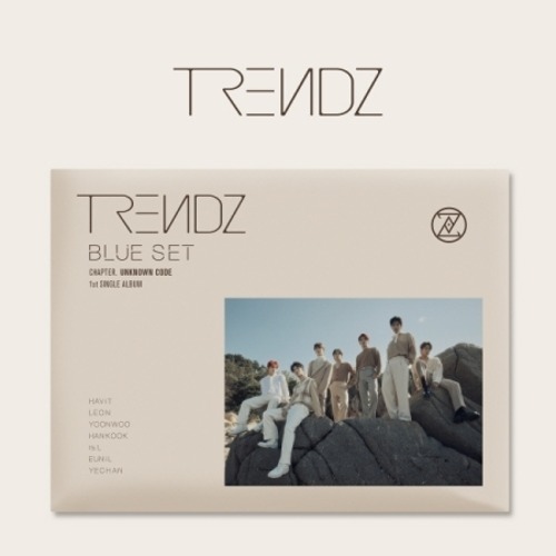 TRENDZ - BLUE SET CHAPTER. UNKNOWN CODE (1ST SINGLE ALBUM) Koreapopstore.com