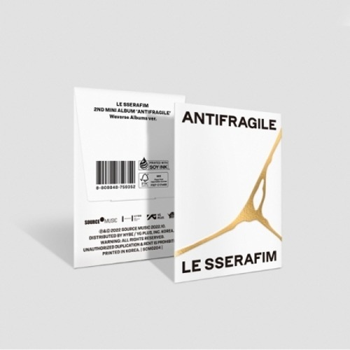 LE SSERAFIM - ANTIFRAGILE (2ND MINI ALBUM) WEVERSE ALBUMS VER. Koreapopstore.com