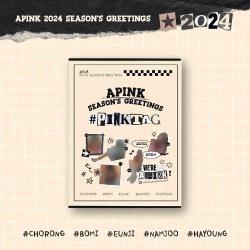 [Pre-Order] APINK -  2024 SEASON&#039;S GREETINGS [#PINKTAG] Koreapopstore.com