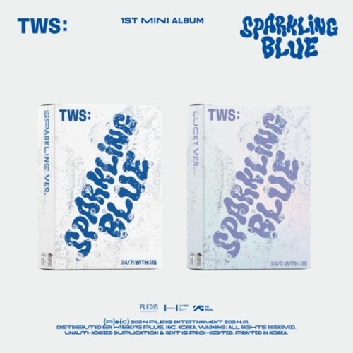 [SIGNED CD] TWS - [SPARKLING BLUE] (1ST MINI ALBUM) RANDOM VER. Koreapopstore.com