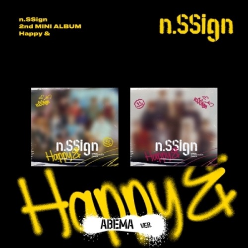 n.SSign - [HAPPY &amp;] (2ND MINI ALBUM) ABEMA VER. Koreapopstore.com