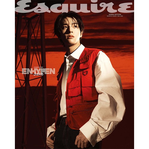 [ESQUIRE] ENHYPEN JAKE COVER MAR. [2024] E TYPE Koreapopstore.com