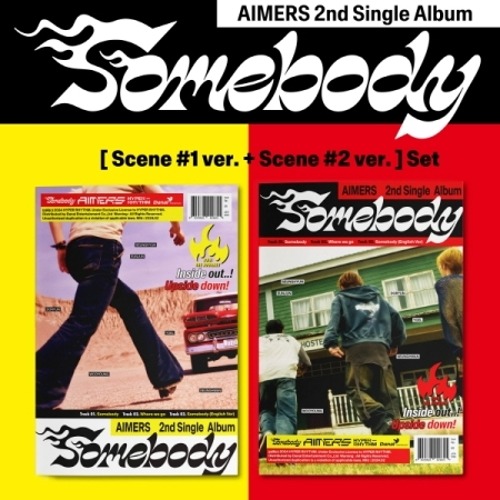 [SIGNED CD] AIMERS - [SOMEBODY] (2ND SINGLE ALBUM) RANDOM VER. Koreapopstore.com