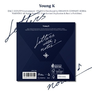 YOUNG K (DAY 6) - LETTERS WITH NOTES (DIGIPACK VER.) Koreapopstore.com