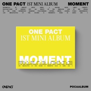 ONE PACT - [MOMENT] (1ST MINI ALBUM) (POCAABLUM) Koreapopstore.com